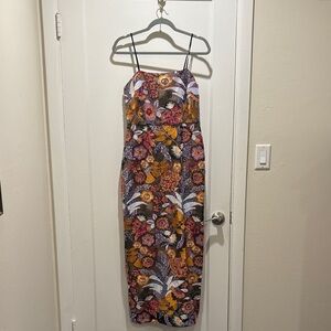 Vici Multicolor Floral Midi Dress